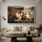 Portrait of Dash, a Favourite Spaniel, Property of Lady Frances Vane-Tempest, 1819 - Floater Framed Canvas Print