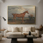 Hunter in a Landscape, 1810 - Floater Framed Canvas Print