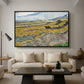 Enclosed Field with Ploughman, 1889 - Floater Framed Canvas Print