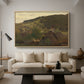 Landscape from Ebersteinburg in Baden, 1876 - Floater Framed Canvas Print
