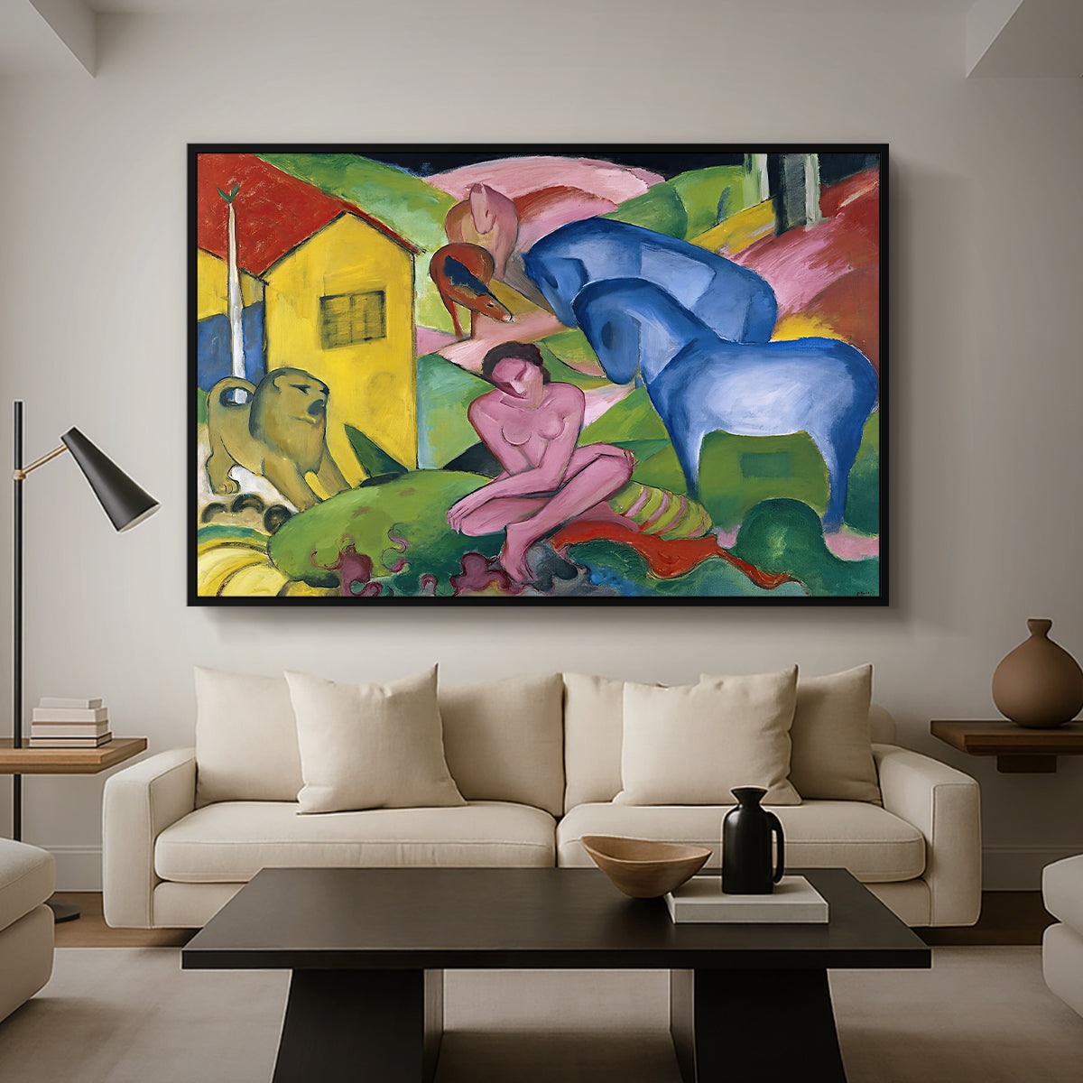 The Dream, 1912 - Floater Framed Canvas Print