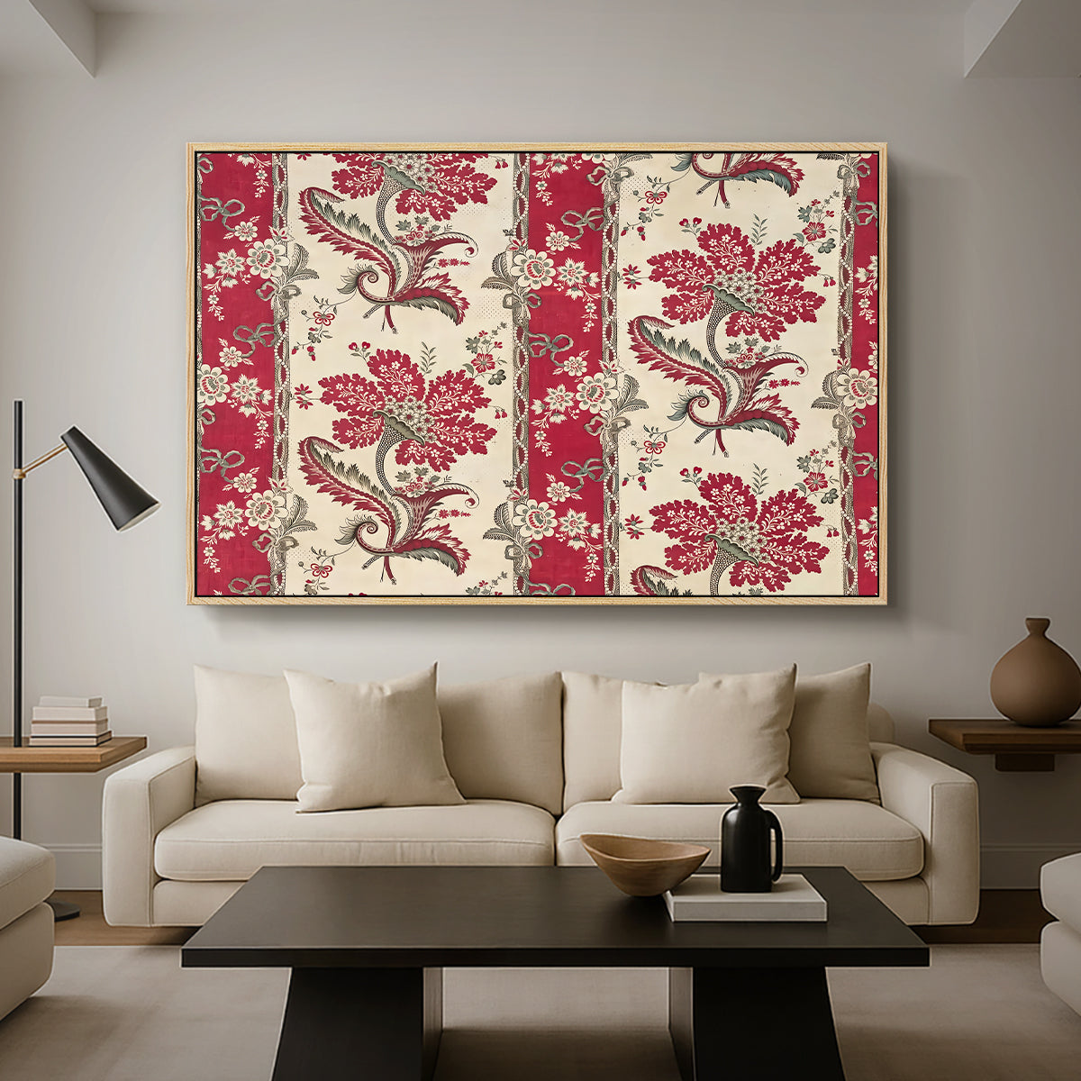 The Flowering Cornucopia (La Corne Fleurie), c. 1789-1850 - Floater Framed Canvas Print