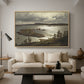 The Fjord at Sandviken (Sandviksfjorden), 1879 - Floater Framed Canvas Print