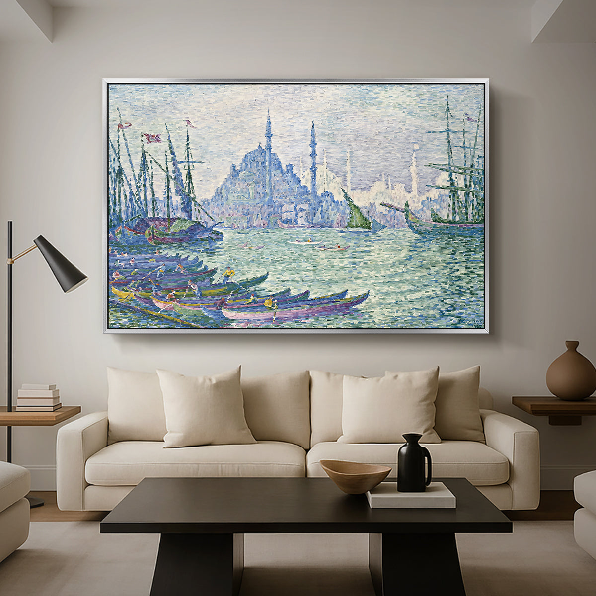 The Golden Horn, Minarets, 1907 - Floater Framed Canvas Print