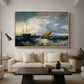 Sheerness as Seen from the Nore, 1808 - Floater Framed Canvas Print