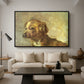 Cliper, the Artist's Dog, 1895 - Floater Framed Canvas Print