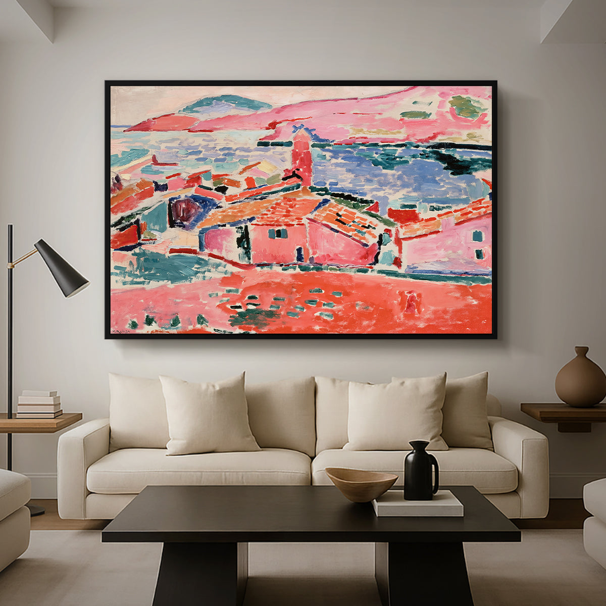 View of Collioure, 1905 - Floater Framed Canvas Print