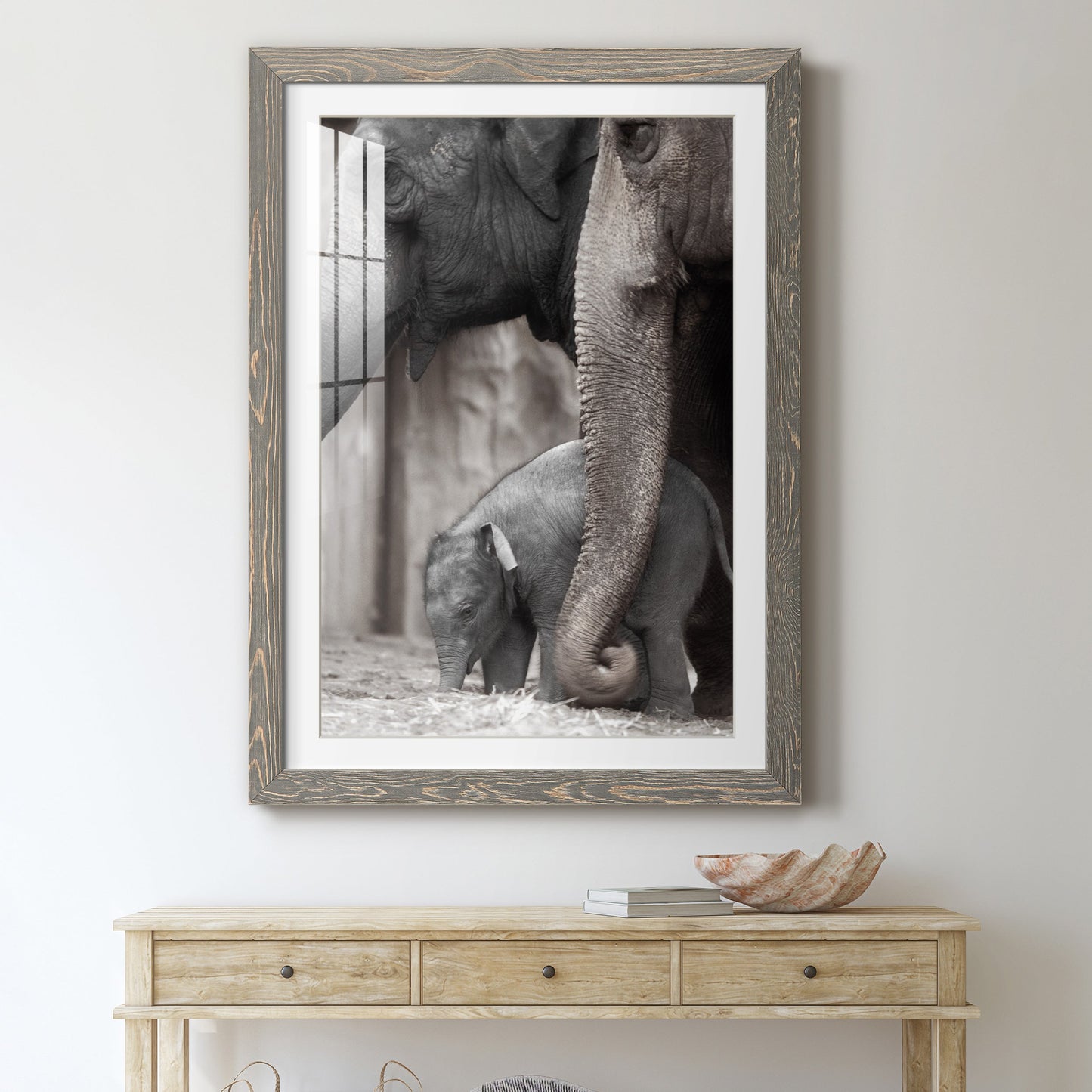 Family Moment - Premium Framed Print - Distressed Barnwood Frame - Ready to Hang