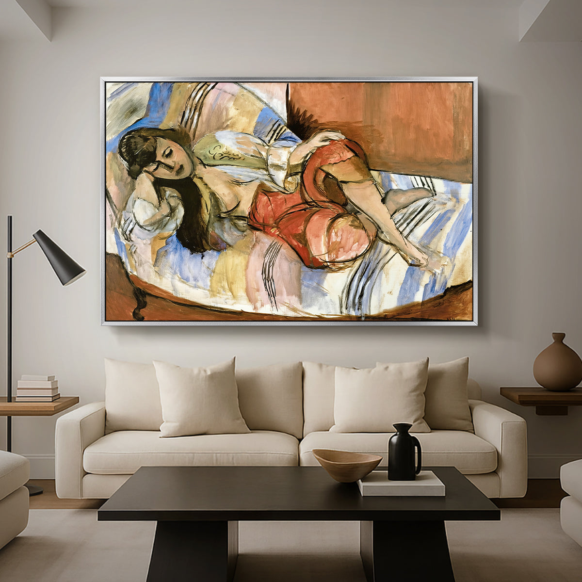 Odalisque, 1923 - Floater Framed Canvas Print
