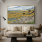 Enclosed Field with Ploughman, 1889 - Floater Framed Canvas Print