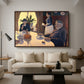 The Dining Room (Breakfast), 1886-1887 - Floater Framed Canvas Print