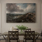 Canvas art print featuring a pond surrounded by trees under open sky, showcased as a statement wall artwork