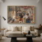 Roman Pilgrims, 1854 - Floater Framed Canvas Print