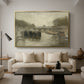 The Bridge (Le pont), 1895 - Floater Framed Canvas Print