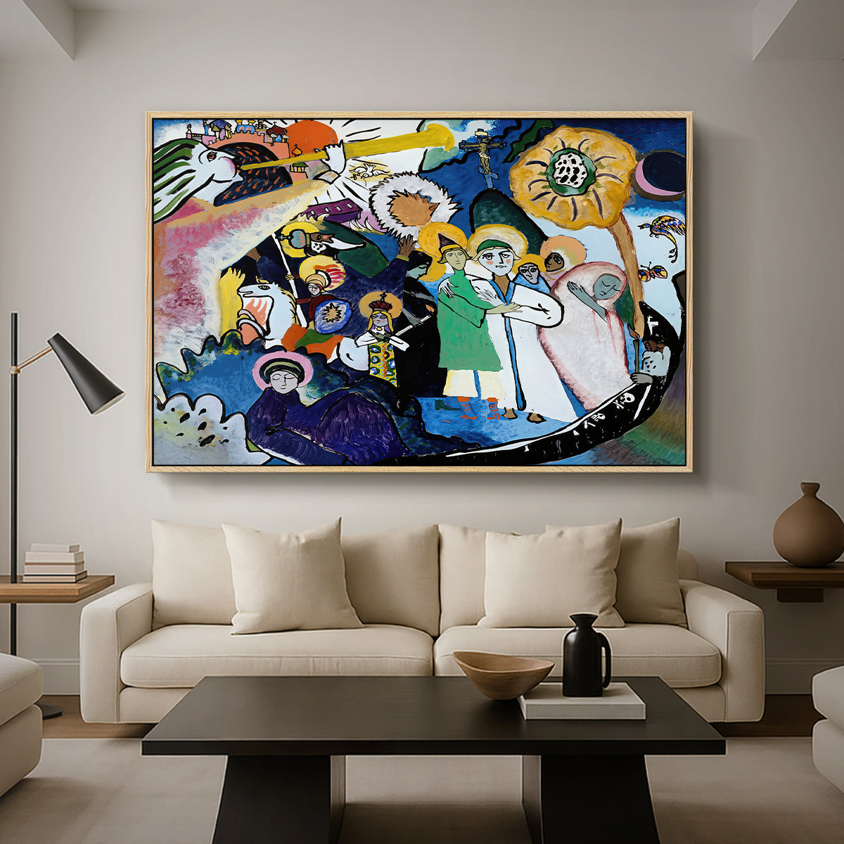 All Saints Day I, 1911 - Floater Framed Canvas Print