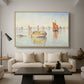Concarneau, Quiet Morning, Opus 219, 1891 - Floater Framed Canvas Print