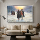 Morning after the Carnival, 1884 - Floater Framed Canvas Print