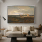 A Scene on the English Coast, c. 1798 - Floater Framed Canvas Print
