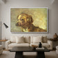 Cliper, the Artist's Dog, 1895 - Floater Framed Canvas Print