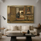 Interior of the Terninck Institution in Antwerp, 1884 - Floater Framed Canvas Print