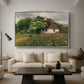 Farmhouse with Meadow Flowers, 1909 - Floater Framed Canvas Print