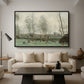 Washerwomen in a Willow Grove, c. 1871 - Floater Framed Canvas Print