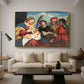 Mary and Child with Saints Stephen, Jerome and Maurice, c. 1510 - Floater Framed Canvas Print
