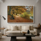 A Wooded Path in Autumn, 1902 - Floater Framed Canvas Print