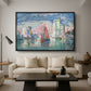 Entrance to the Port of La Rochelle, 1921 - Floater Framed Canvas Print