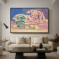 Ilyssus from the Parthenon, 1908 - Floater Framed Canvas Print