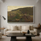 Landscape from Ebersteinburg in Baden, 1876 - Floater Framed Canvas Print