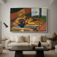 Sculpture and Persian Vase (The Bronze Figure), 1908 - Floater Framed Canvas Print