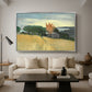 Fields of Wheat in Cagnes, 1918 - Floater Framed Canvas Print