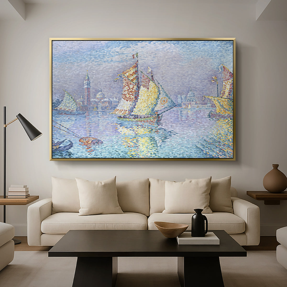 Venice, the Yellow Sail, 1904 - Floater Framed Canvas Print