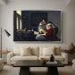 Girl Interrupted at Her Music, c. 1658-1659 - Floater Framed Canvas Print