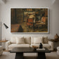 The Retoucher (The Restorer), 1876 - Floater Framed Canvas Print