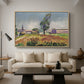 Landscape Around Toulouse, The Bridge of the Young Ladies, 1898 - Floater Framed Canvas Print