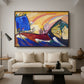 Painting with Troika, 1911 - Floater Framed Canvas Print