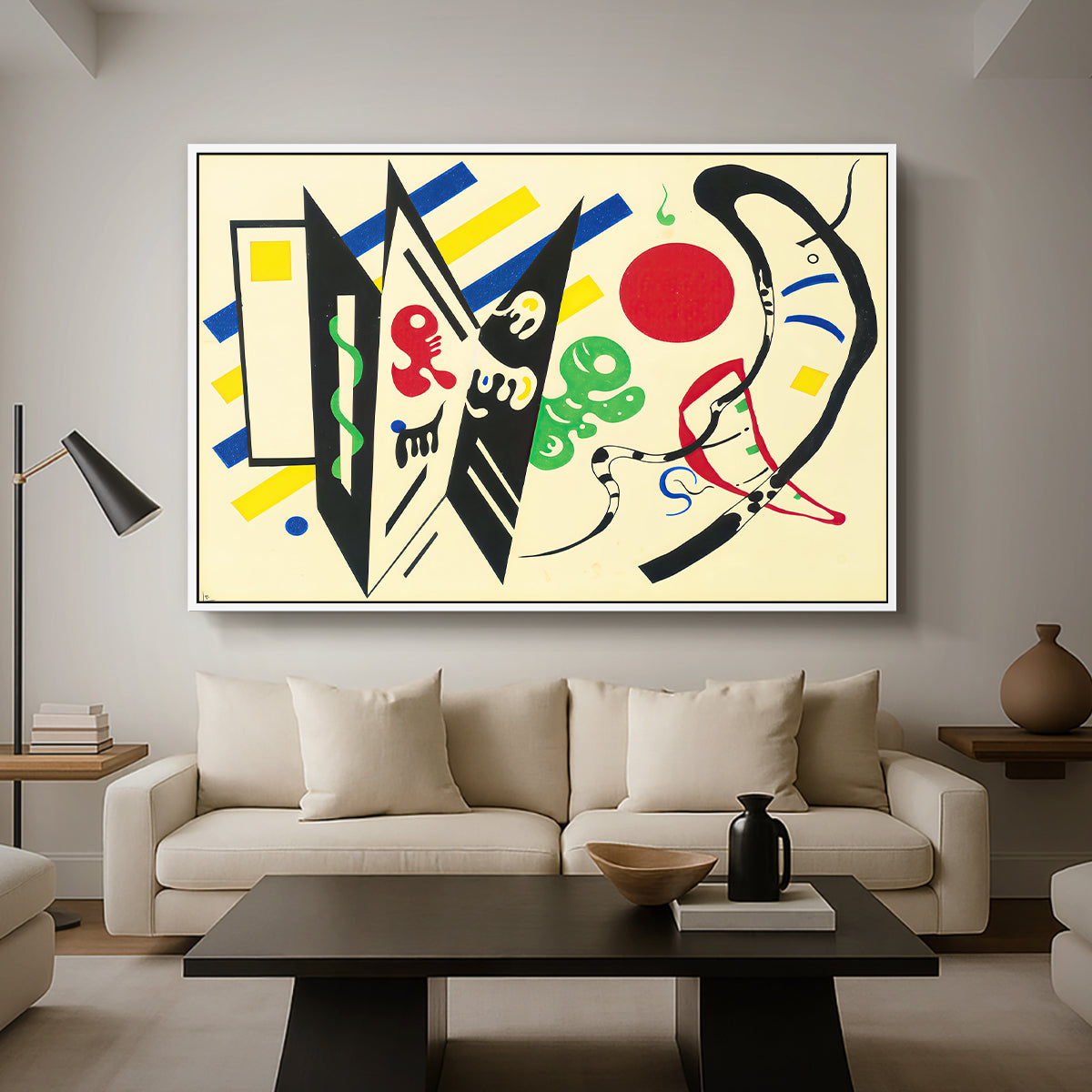 Reciprocity (Réciproque), 1935 - Floater Framed Canvas Print