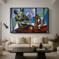 Still Life with Bull's Skull, 1939 - Floater Framed Canvas Print