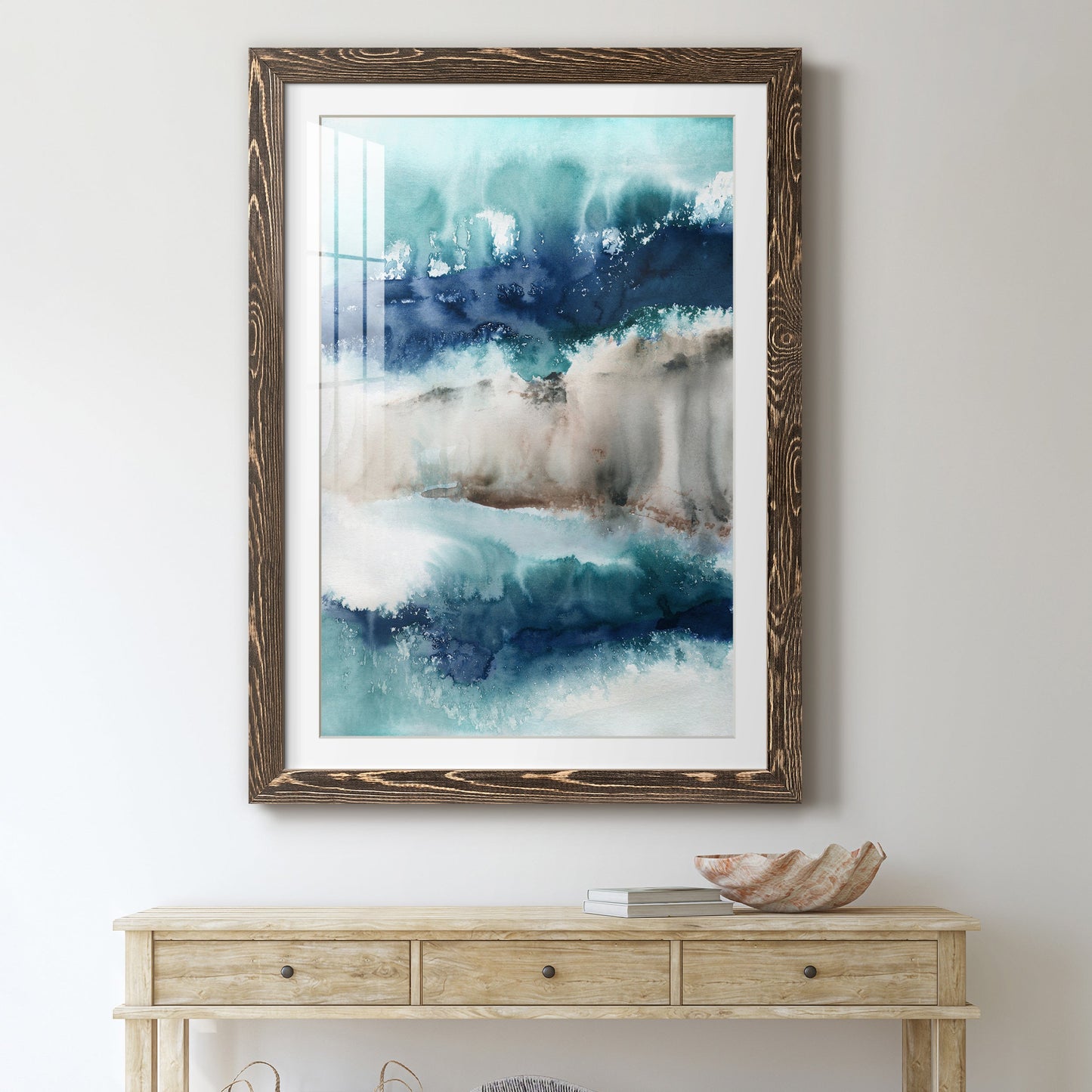 Shifting Sands - Premium Framed Print - Distressed Barnwood Frame - Ready to Hang