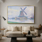 Mill of Edam (Moulin d'Edam), 1896 - Floater Framed Canvas Print