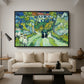 Stairway at Auvers, 1890 - Floater Framed Canvas Print