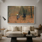 The Woodman and his Children, 1886 - Floater Framed Canvas Print