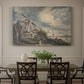 Canvas art print featuring a rural mill beside water surrounded by trees, showcased as a statement wall artwork