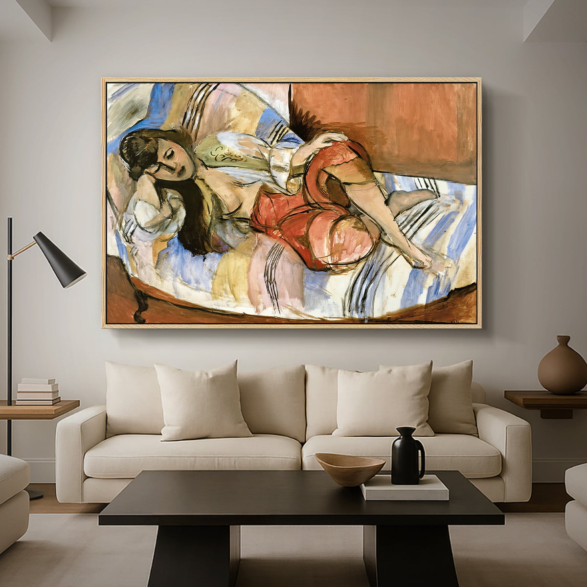 Odalisque, 1923 - Floater Framed Canvas Print