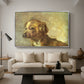 Cliper, the Artist's Dog, 1895 - Floater Framed Canvas Print