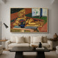 Sculpture and Persian Vase (The Bronze Figure), 1908 - Floater Framed Canvas Print