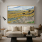 Enclosed Field with Ploughman, 1889 - Floater Framed Canvas Print