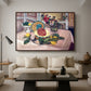 Still Life with Pineapple and Lemons, 1925 - Floater Framed Canvas Print
